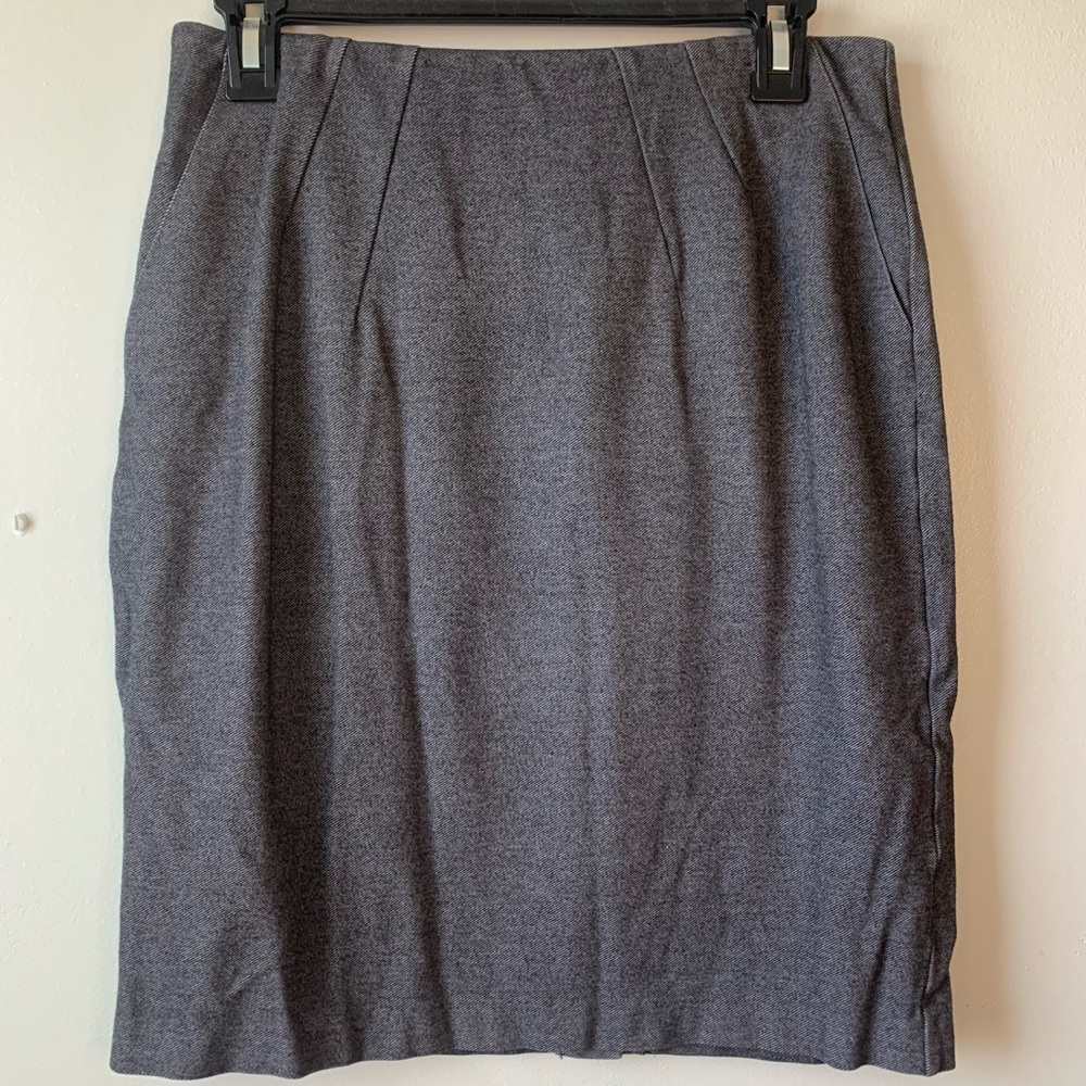3/20 Sale Lands’ End Gray Jersey Knit Pencil Skirt